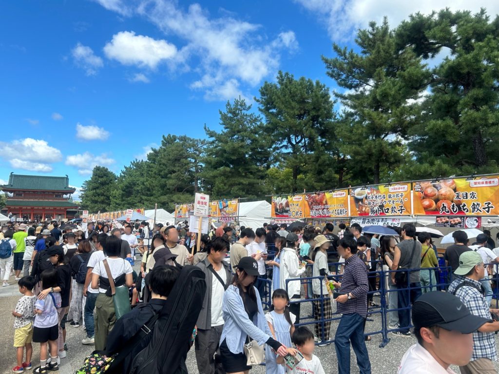京都餃子お肉大作戦の開催風景