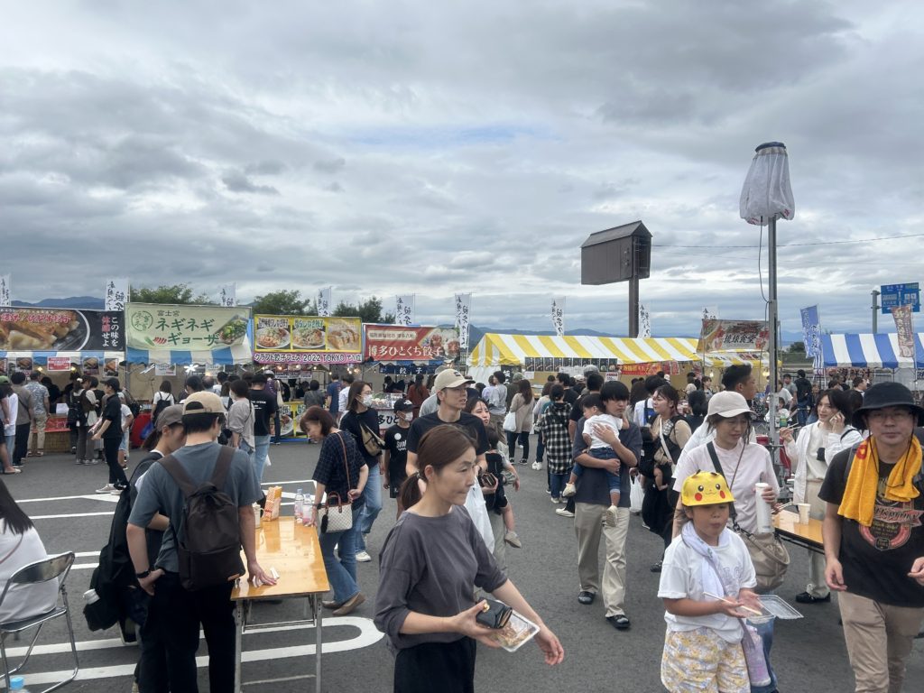 全国ぐっと‼餃子フェスの開催風景